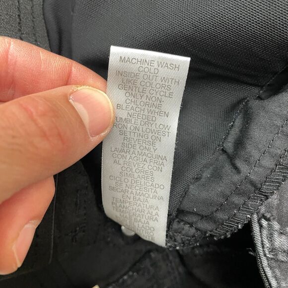 Democracy AB Technology Skinny Denim Jeans Womens 10 Black Mid Rise Casual 34x27 - Picture 7 of 12